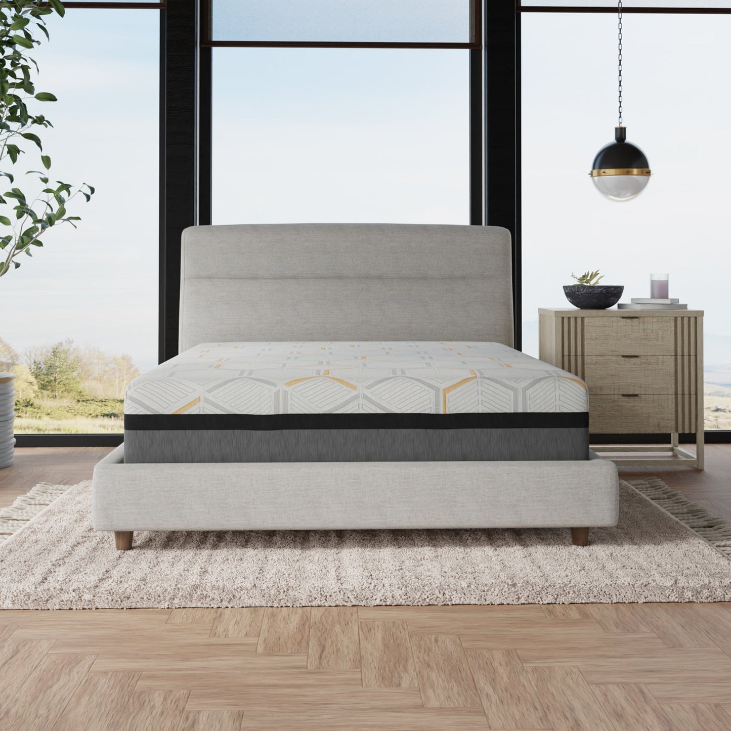 Apex 14" Hybrid Copper - Gel Infused Memory Foam Mattress - Plush